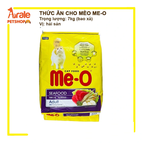 THỨC ĂN HẠT ME-O VỊ HẢI SẢN BAO XÁ 7KG