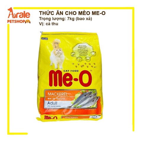 THỨC ĂN HẠT ME-O VỊ CÁ THU BAO XÁ 7KG