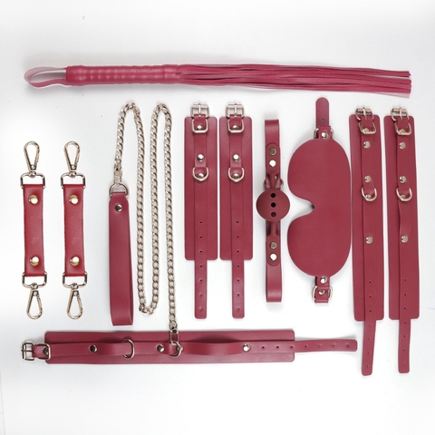 Bộ BDSM Da Siêu Bền Móc Hợp Kim
