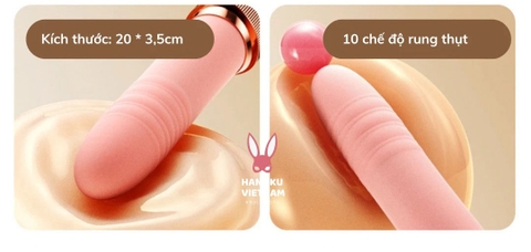 Dildo rung thụt nguỵ trang có đế hít - DV260
