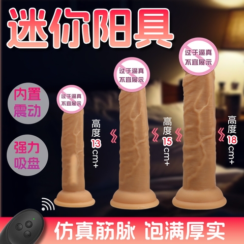 Dương Vật Giả Cỡ Nhỏ 2.5x12cm Có Rung