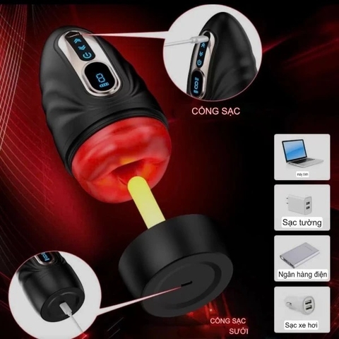 Âm đạo giả xoay kết nối app Điện Thoại - AD233