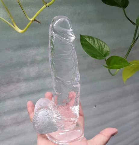 Dương Vật Hít Tường Trong Suốt Cỡ To 4.5x21cm