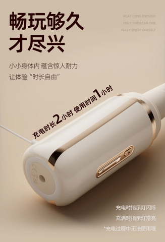 Máy Thủ Dâm Mềm Nhỏ Rung Thụt Nhiệt - DV279