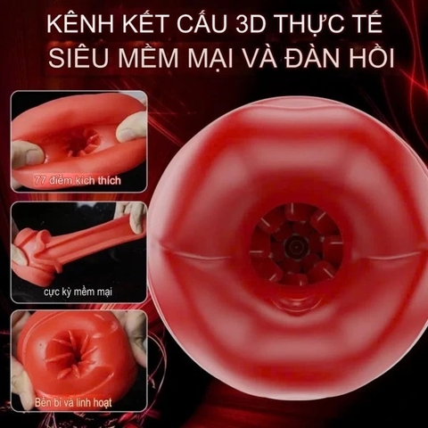 Âm đạo giả xoay kết nối app Điện Thoại - AD233