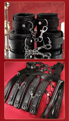 Đồ chơi 50 sắc thái bạo dâm bondage full 10 món - BD06
