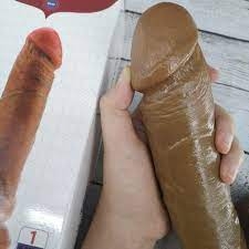 Dương vật rung lắc cỡ to da nâu sậm 7 Tốc Độ - DV242