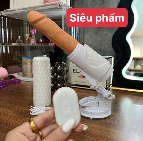 Dương Vật Giả Size Nhỏ 3x13.5cm Rung Thụt - DV261