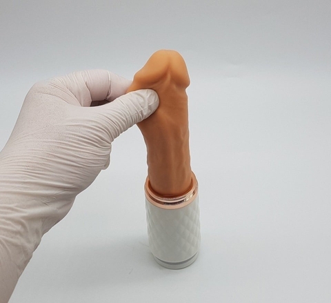 Dương Vật Giả Size Nhỏ 3x13.5cm Rung Thụt - DV261