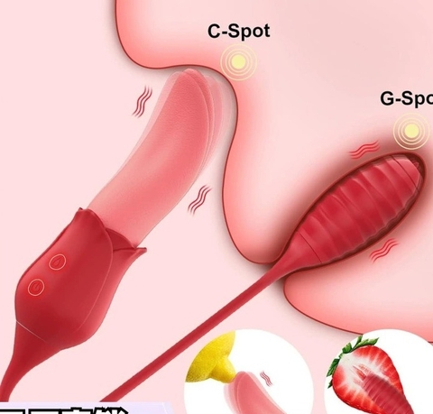 Lưỡi Rung Sextoy Kèm Trứng Rung 2in1 - MX95