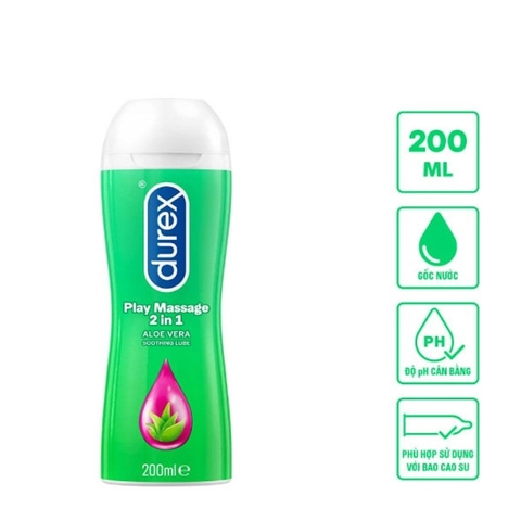 Gel bôi trơn massage Durex 2in1 200ml - G03