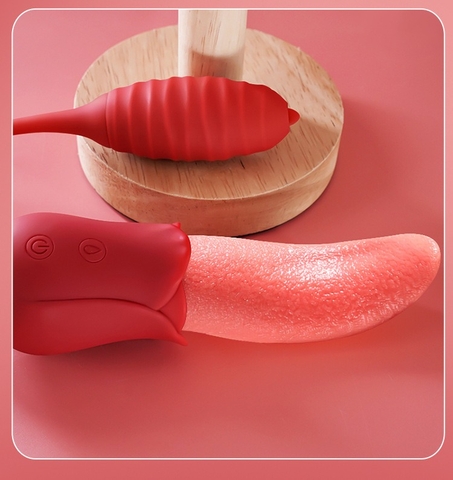 Lưỡi Rung Sextoy Kèm Trứng Rung 2in1 - MX95