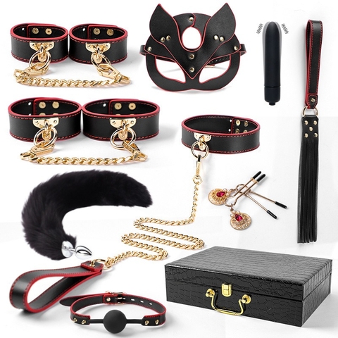 Bộ Đồ Chơi Bạo Dâm BDSM Cao Cấp Có Valy đựng - BD29