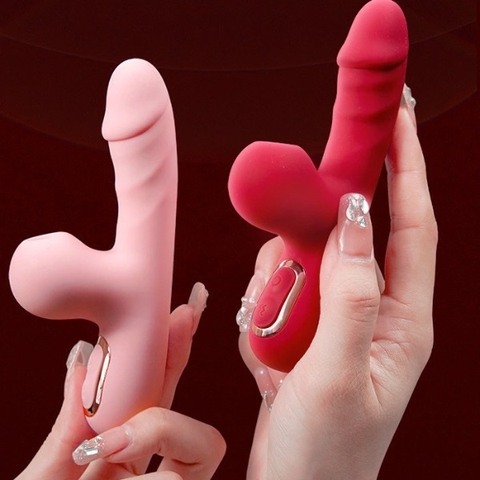 Dương Vật Giả Size Nhỏ Milky Rung Hút - DV267