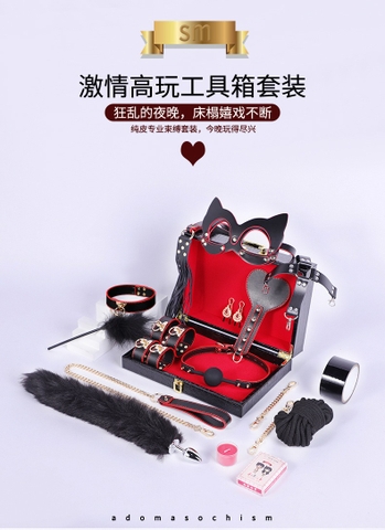 Bộ Đồ Chơi Phòng The BDSM 16 Món Kèm Vali - BD32