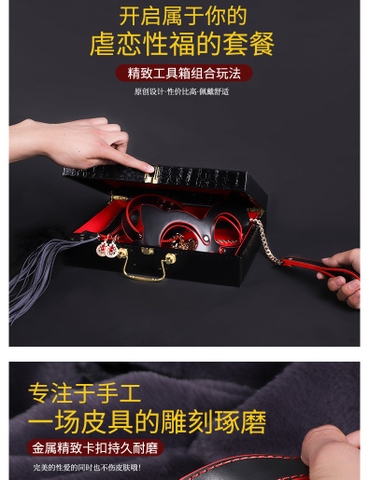 Bộ Đồ Chơi Phòng The BDSM 16 Món Kèm Vali - BD32