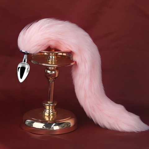 Đuôi Cáo butt Plug Màu Hồng Cute - BD33