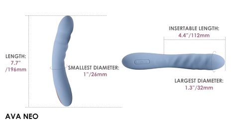 Sextoy Cho Nữ Rung Thụt Svakom Ava Neo - DV255