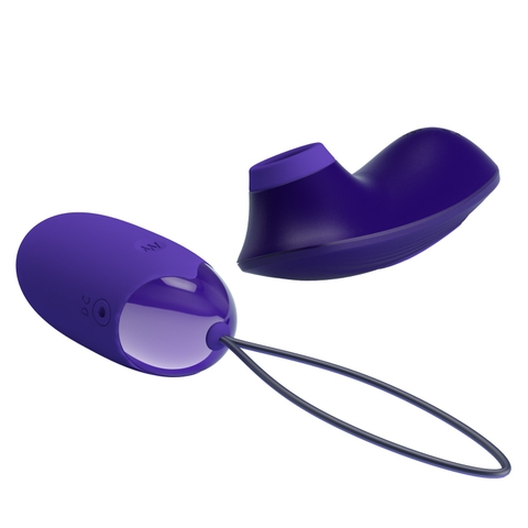 Trứng Rung Hút Mát Xa Trong Ngoài Đa Năng - TR93