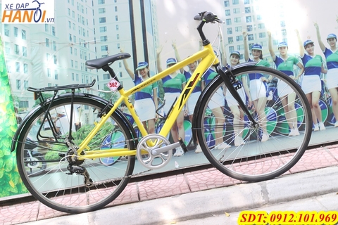 Xe đạp touring Nhật bãi Alcross 2 đén từ Japan