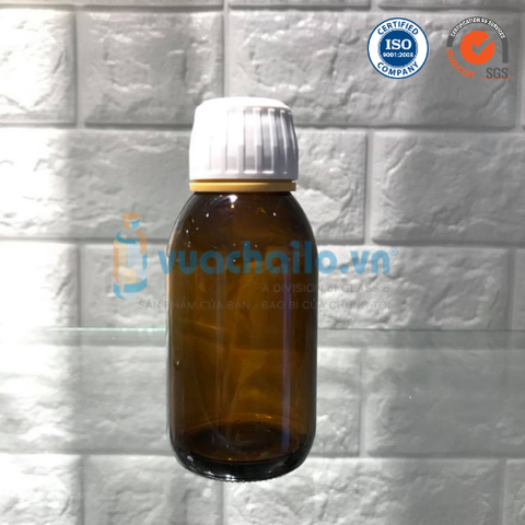 Chai Dược Phẩm Đựng Siro Màu Nâu 60ml