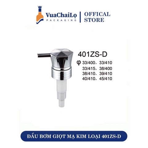 Đầu Bơm Giọt Mạ Kim Loại 401ZS-D