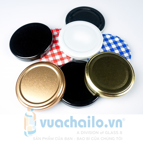 NẮP THIẾC LỌ THỦY TINH CÁC MÀU Φ 70MM