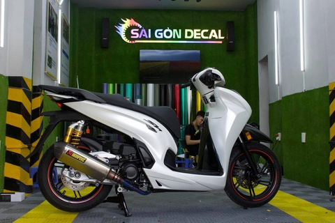 SH 350 Dán Trắng Ngọc Trai Tại Sài Gòn Độ Xe Gò Vấp – Sang Trọng, Đẳng Cấp Khác Biệt