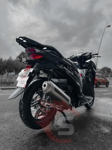 SH350 Black Custom – Bản Độ Đen Toàn Phần Đỉnh Cao Tại Sài Gòn Độ Xe Bình Dương