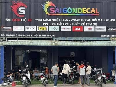 Sài Gòn Độ Xe Bình Dương – Trung Tâm Độ Xe, Dán PPF TPU, Đồ Chơi Xe Máy Uy Tín Hàng Đầu