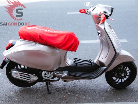 Vespa TFT với món đồ chơi độ mới nhất: Quạt xoay CNC, móc treo Zelioni bạc và PPF TPU