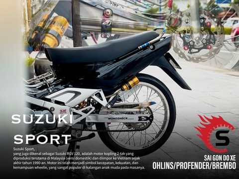 Suzuki Sport hồi sinh đầy uy lực: Chất cổ điển hòa trộn công nghệ mới tại Sài Gòn Độ Xe Bình Dương