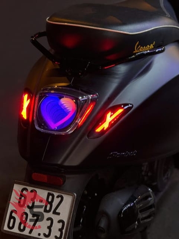 Hậu Vô Cực Vespa Tại Sài Gòn Độ Xe