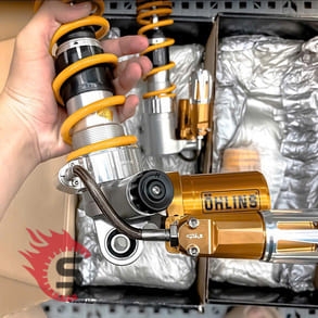 Độ Phuộc Ohlins Vespa Sprint + HPA Dây Tại Sài Gòn Độ Xe