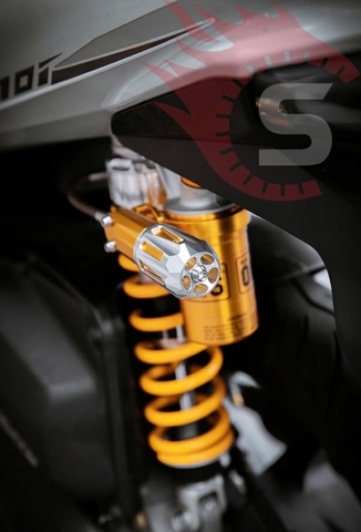 Phuộc Ohlins HO831 gắn dây tăng chỉnh HPA cho Vision: Tinh chỉnh độ nhún và độ cứng hoàn hảo