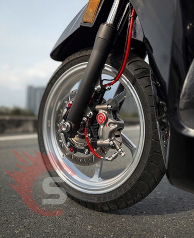 SH350i Lên Đĩa Ghracing – Cải Thiện Hiệu Suất Phanh Như Thế Nào?