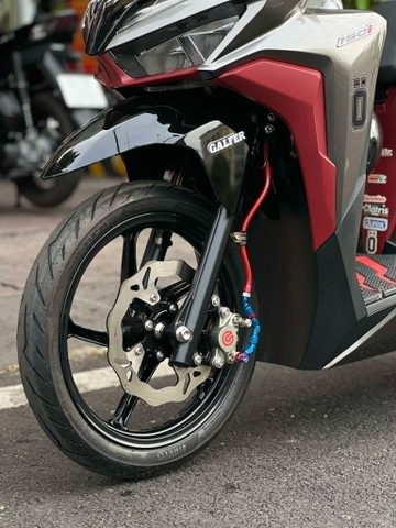 Vario 2018 Độ Mạnh Mẽ Với Heo Brembo 2 Pis Logo Đỏ Và Đĩa Galfer