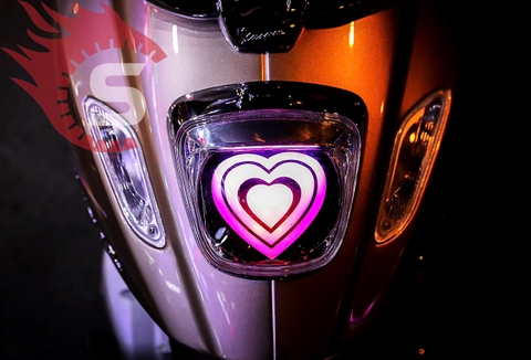Hướng dẫn chi tiết lắp đèn hậu trái tim 2D cho VESPA TFT để tạo sự nổi bật