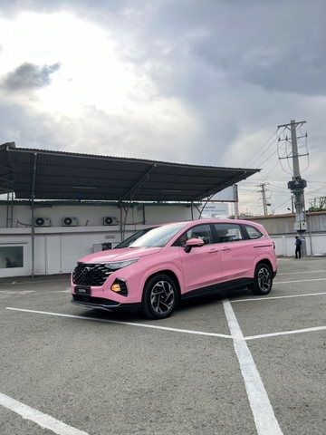 Hyundai Custin Wrap Màu Hồng Tại Sài Gòn Độ Xe Gò Vấp