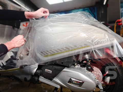Dán PPF TPU Cho Vespa Tại Sài Gòn Độ Xe Gò Vấp.