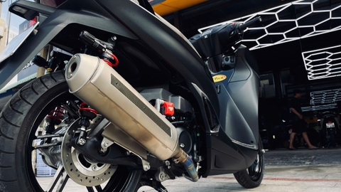 Biến Hóa SH350i Đen Nhám Với Dàn Đồ Chơi Tiền Tỷ Tại Sài Gòn Độ Xe Bình Dương 