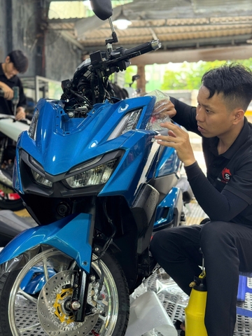 DÁN PPF VARIO-DÁN PPF TPU HONDA VARIO150 LƠP KEO THẦN THÁNH BẢO VỆ SƠN XE TOÀN DIỆN