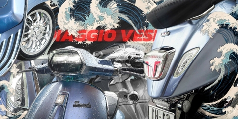 Độ Vespa Dạo Phố – Tinh Tế, Thanh Lịch Cùng Sài Gòn Độ Xe Bình Dương