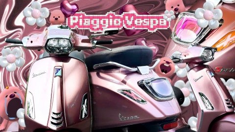 Vespa Màu Hồng Candy Dán PPF – Xinh Hết Nấc, Đậm Chất Riêng Tại Bình Dương