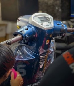 Sài Gòn Độ Xe - Chuyên dán PPF TPU cho Honda Giorno, chống trầy xước tối ưu