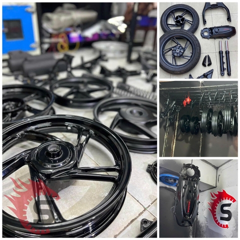 Sơn Sporty Tại Sài Gòn Độ Xe – Sơn Dàn Chân Đẹp Chuẩn, Bền Bỉ Và Cá Tính