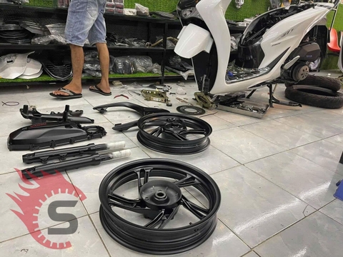 Sơn Sporty Tĩnh Điện Là Gì? – Giải Pháp Biến Hóa Dàn Chân Xe Máy