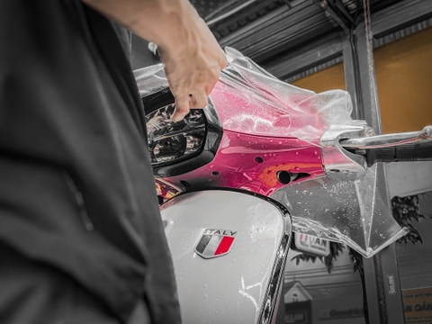 Sài Gòn Độ Xe Hà Nội – Chuyên Dán PPF TPU Vespa Chính Hãng