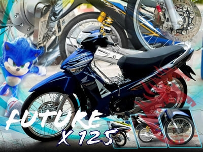 Future X Lột Xác Với Phuộc Ohlins, Heo Dầu MFZ Và Áo Xanh Candy Tại Sài Gòn Độ Xe Bình Dương