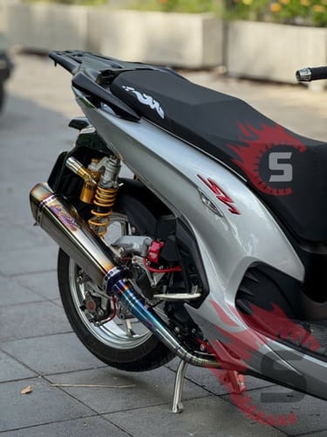 SH350i Độ Pô GP Racing – Phuộc Ohlins – Heo Dầu Brembo Trước Sau: Định Nghĩa Lại Sự Bứt Phá Tại Sài Gòn Độ Xe Bình Dương